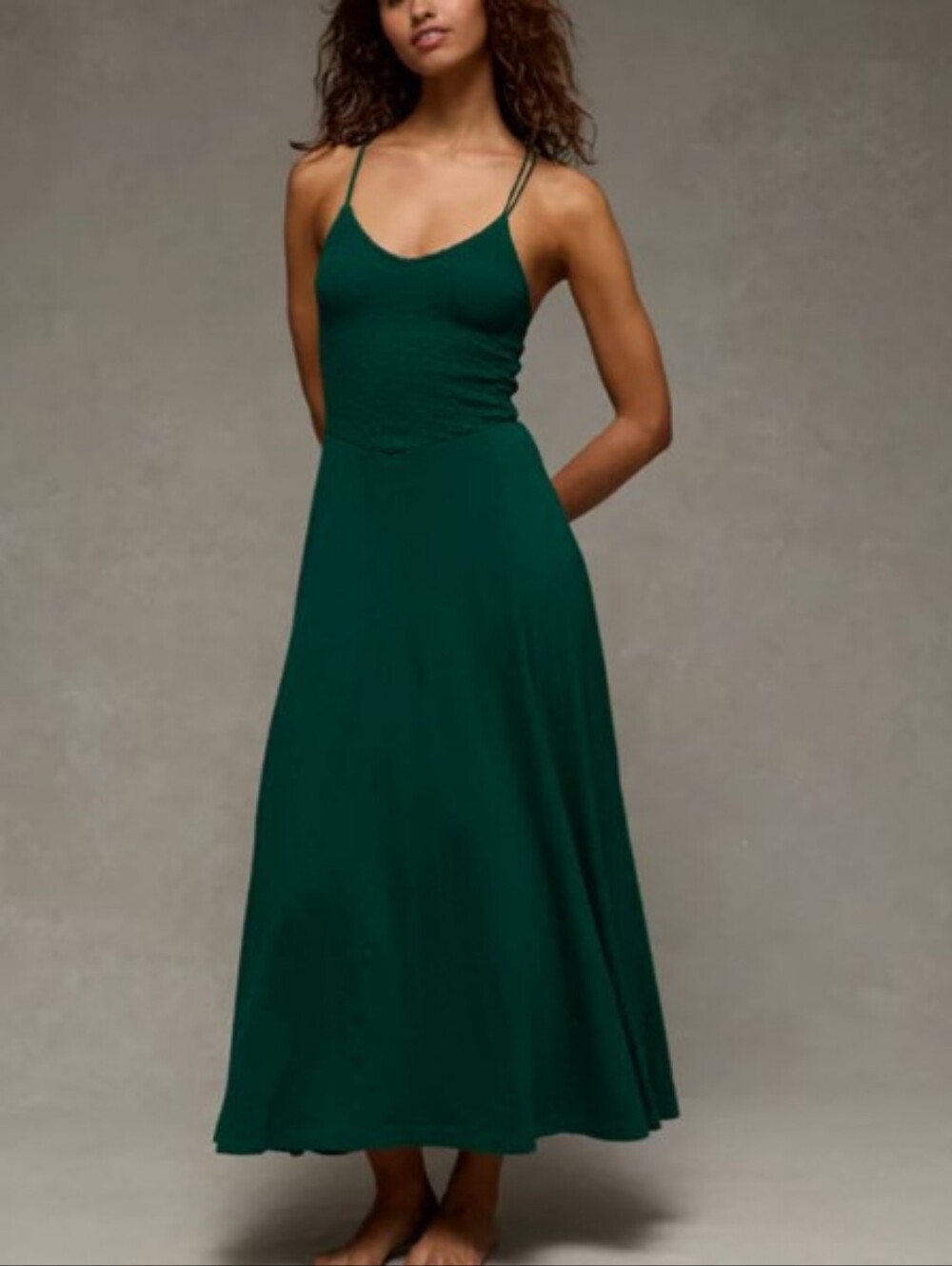 American Eagle Smocked Maxi Dress